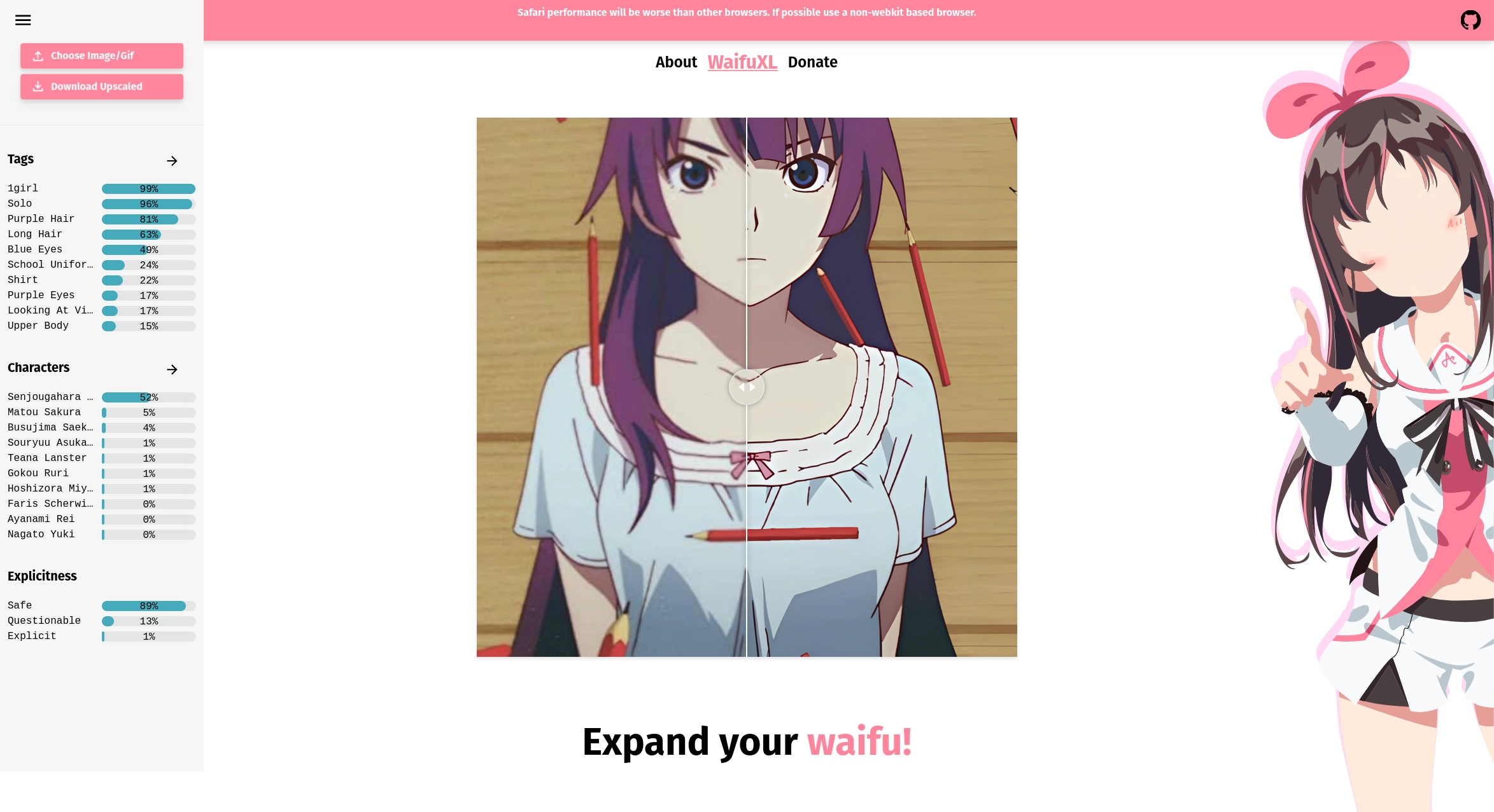 WaifuXL Screenshot
